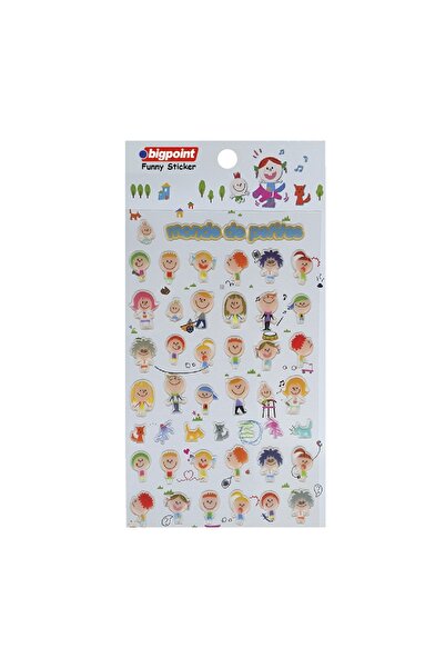 Bigpoint Autocolante în relief pentru copii x 15 bucăți