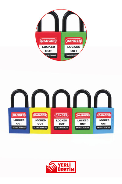 BBU Safety Equipment BBU Safety Güvenlik Kilidi Plastik Kanca 38 mm | Endüstr...
