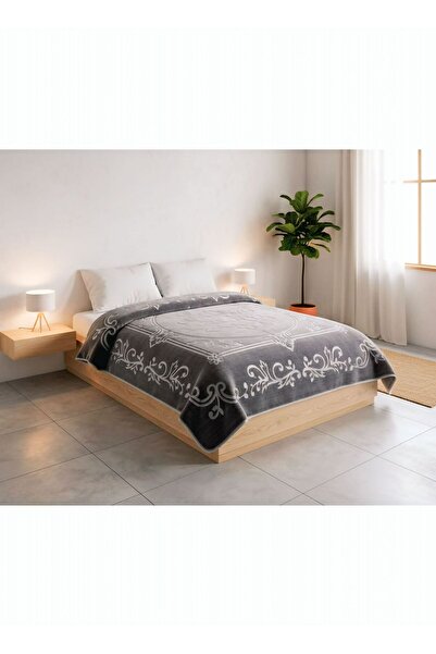 Kristal By Taç Embossed Embos Thick Blanket Double