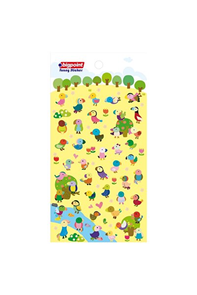 Bigpoint Наклейки «Папуги» x 15 штук