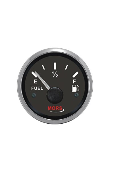 Mors Yakıt Göstergesi Siyah12-24 V Ohm : 0-190 Ø: 55 mm