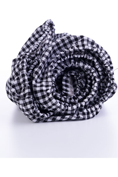 Bimotif 1 Piece of Elasticated School Desk Cover (Made of Cotton) 110X40 cm / Black