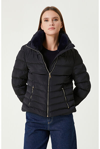 Network Lacivert Kapitone Mont