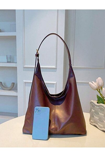 HAPBUY LUNA Kadın Bordo Omuz Çantası Yumuşak Iç Ve Dış Dokulu Kaliteli Işçilik
