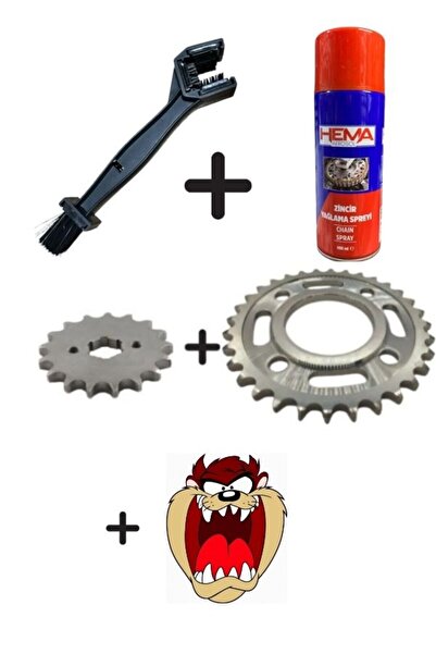 GMS Cg Çita Ön 17 Arka 34 Tel Jant Uyumlu Dişli Takımı (uzun yol) +Tzmnya Stcker (Açıklamayı okuyunuz)