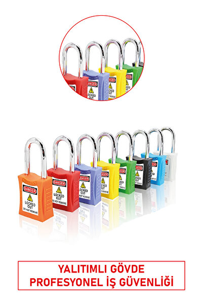 Beian Lock 202 Elektrikçi Kilidi | Yalıtımlı Güvenlik Kilidi – LOTO Uyumlu