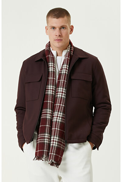 Network Bordo Yün Atkı