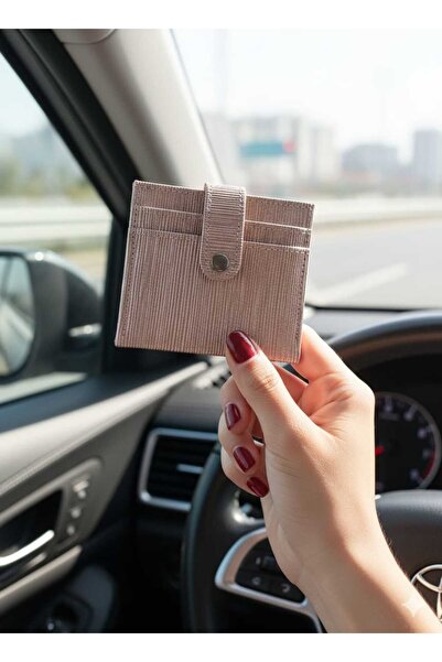 mlio Glittery Pink Card Holder Wallet