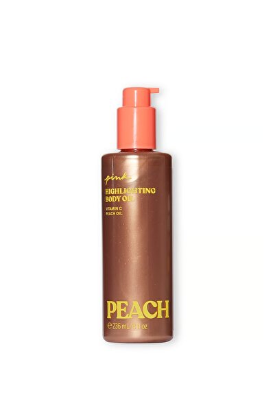 Victoria's Secret Glitter Tanning Oil, Peach, Victoria's Secret PINK, 236 ml