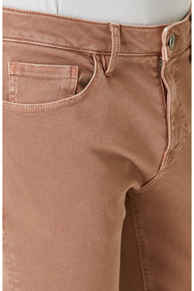 Network Somon Rengi Denim Pantolon