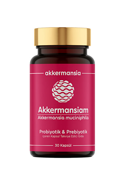 akkermansiam Akkermansia Muciniphila Içeren Takviye Edici Gıda 30 Kapsül
