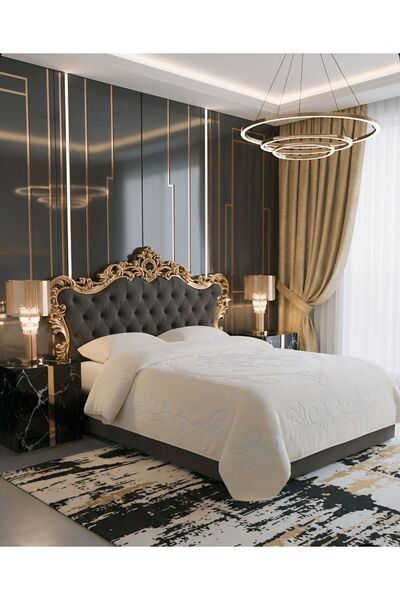 Kristal By Taç Embos Embossed Thick Blanket Double