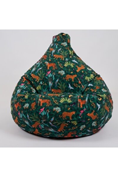 Pufrelax Children's pouf armchair, Nirvana Light Pufrelax, Waterproof Material, In The Jungle