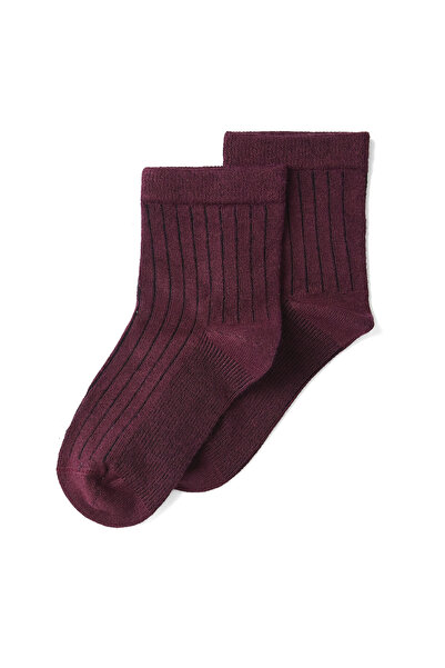 Network Bordo Kadın Bambu Çorap