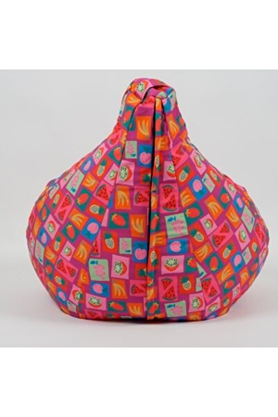 Pufrelax Children's pouf armchair, Nirvana Light Pufrelax, Waterproof Material, J'aime Les Fruits