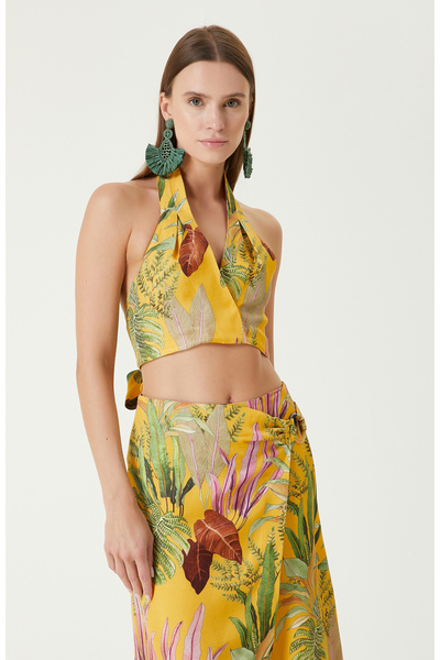 Network Turuncu Crop Bluz