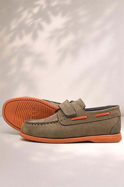 Rakerplus Simurg Genuine Leather Sand Color Boys' Shoes