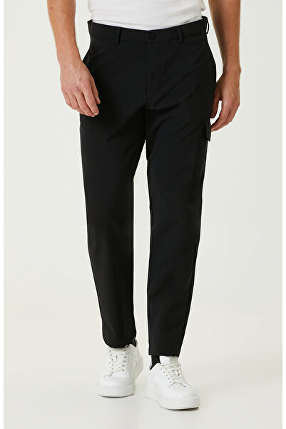 Network Siyah N Tech Kargo Pantolon