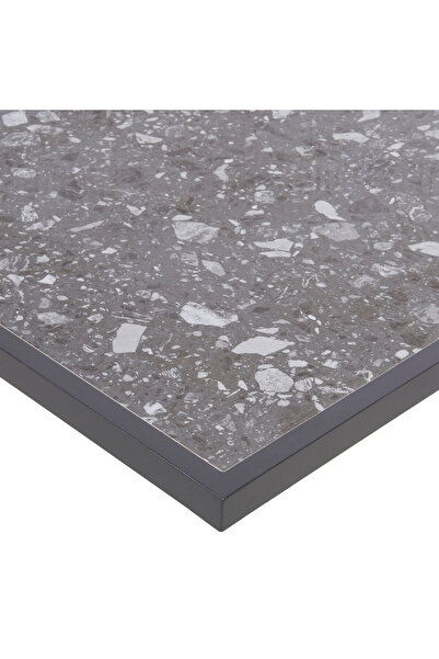 Maison Mex Masa patrata gradina/terasa, MOCHA, L.61,8 l.61,8 H.72 cm, antracit/gri