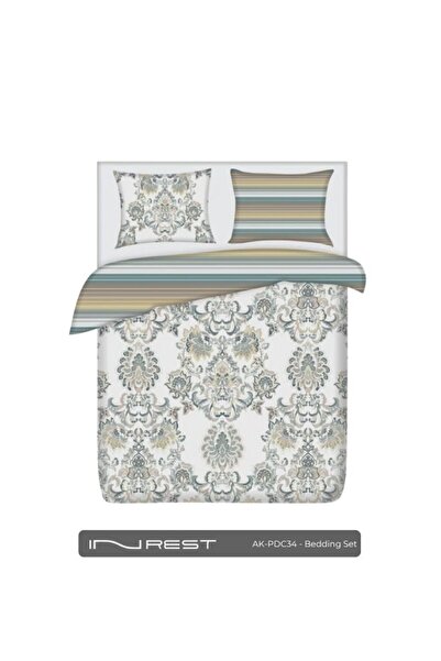 INREST Cassidy Duvet Cover Set (Without Filling) Cotton 100% King Size 230x250 cm - 3 Pieces