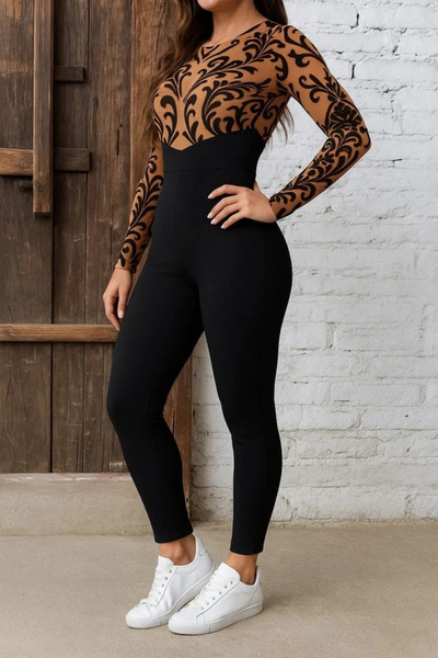 DEAG Women's Black Crepe Fabric Pants