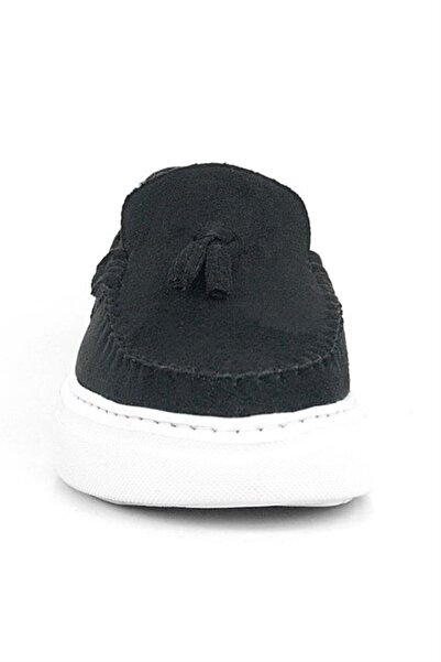 Rakerplus Μαύρα Suede Boy's Classic Loafer Παπούτσια