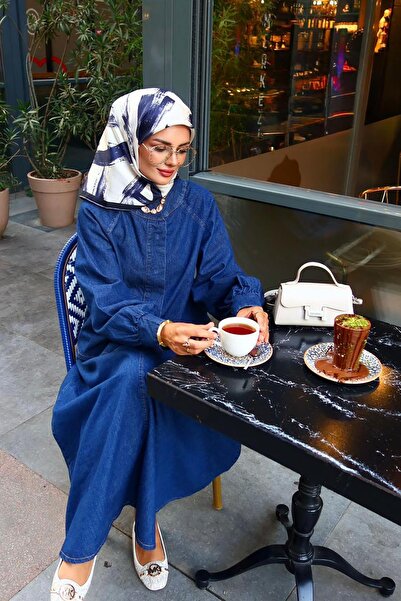 Levidor Σετ με φούστα από κοτ ινδικό μπλε