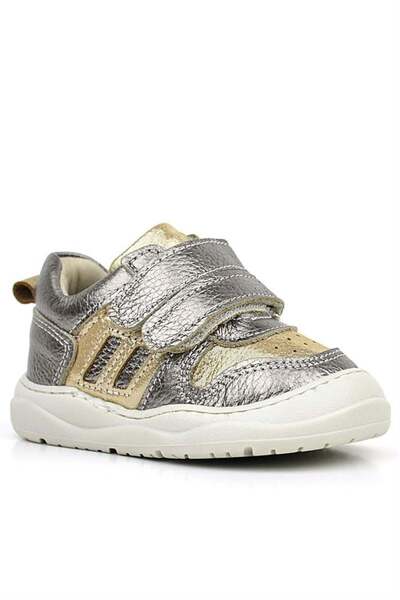 Rakerplus Schaggy Genuine Leather Gold Baby Sneakers