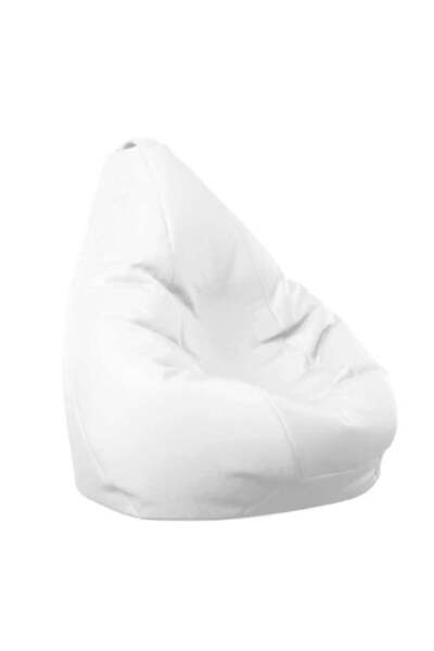 Pufrelax Children's beanbag chair, Nirvana Light Pufrelax, Material: Eco-leather - White