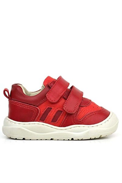 Rakerplus Schaggy Genuine Leather Red Baby Sneakers
