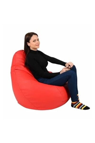 Pufrelax Children's pouf armchair, Nirvana Light Pufrelax, Material Eco-leather - Red