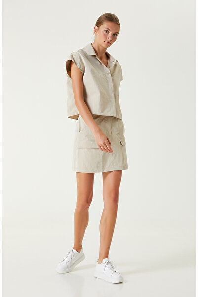 Network N-Tech Bej Gömlek