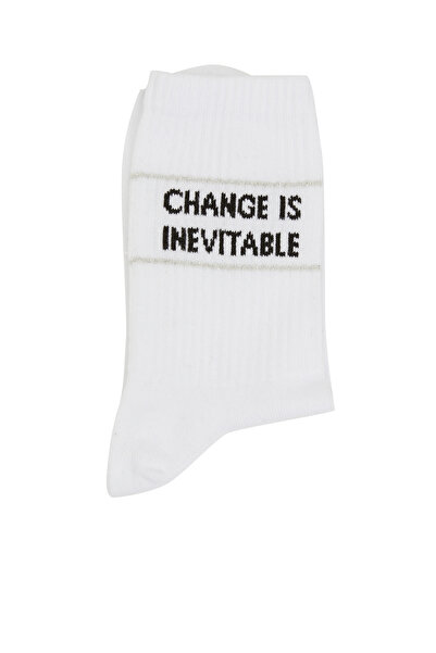 Network Beyaz Kadın Çorap