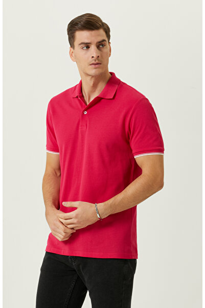 Network Fuşya Polo Yaka T-Shirt