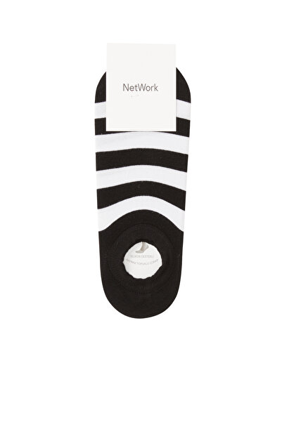 Network Siyah Beyaz Çorap