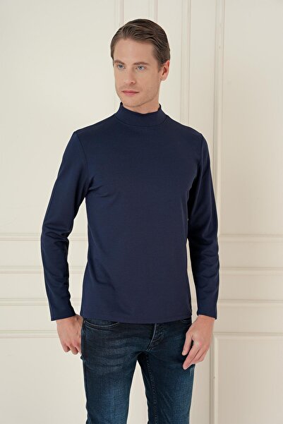 Efor TS 894 Slim Fit Lacivert Spor T-Shirt