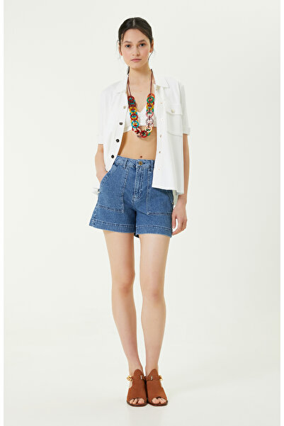 Network V Yaka Askılı Beyaz Büstiyer