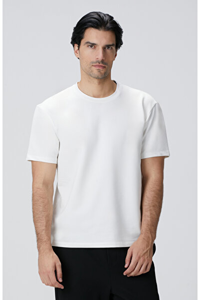 Network N-Tech Kırık Beyaz Basic T-shirt