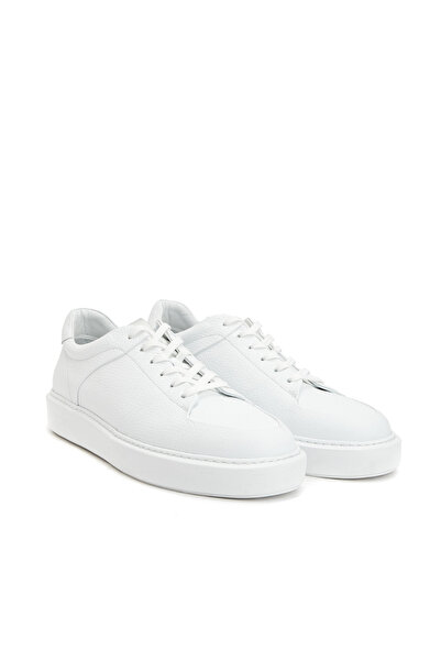 Network Beyaz Erkek Deri Sneaker