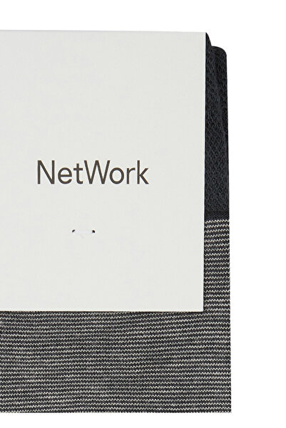 Network Antrasit Erkek Bambu Çorap