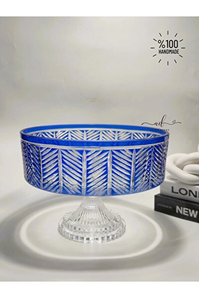 AKDEN STORE Crystal Decor Presentation Bowl / Salad Bowl / Decorative Bowl