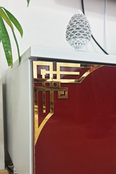 GİZEM SHOP Decorative Cover Corner Decoration Mirror Plexi Corner Decoration