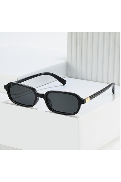 Byc polo نظارات شمسية أنيقة وعصرية باللون الأسود من CBP019 MİYA.