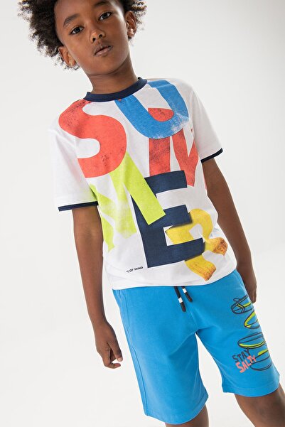 Boboli Шорти для хлопчиків з принтом серфінгу