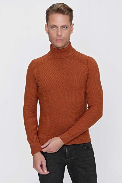 Efor TR 847 Slim Fit Kiremit Klasik Triko