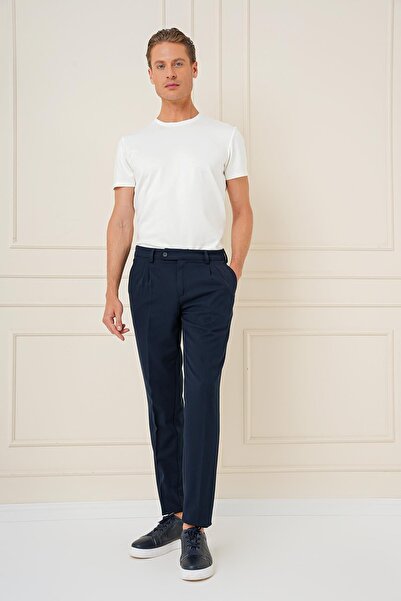 Efor P 1164 Slim Fit Lacivert Klasik Pantolon