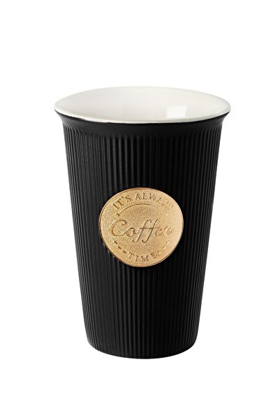 Madame Coco Grand Gold Mug - Black - 340 ml