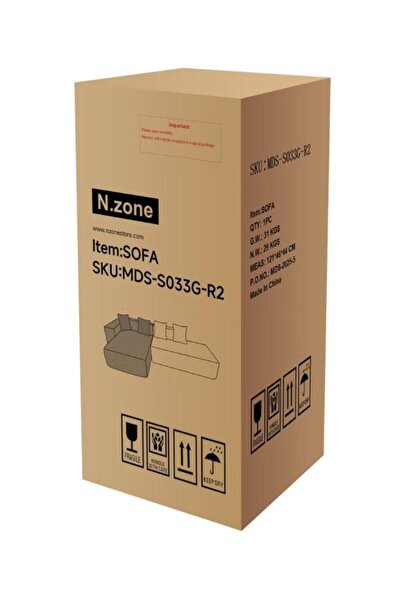 Crestj Comfortable Relaxation Sofa with Luxurious L-Shaped Design - Black