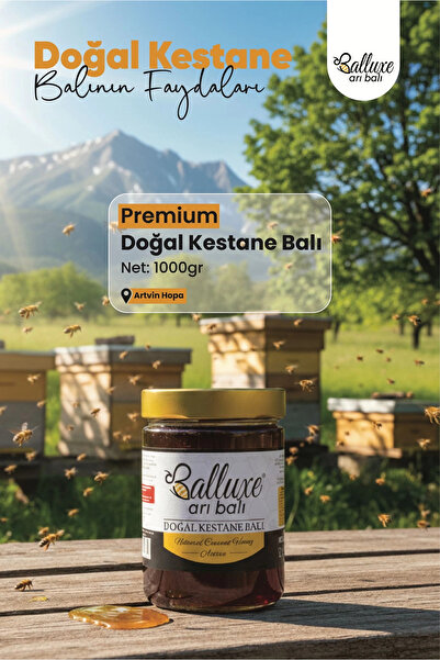 Balluxe Premium Doğal Kestane Balı Net: 1000 gr