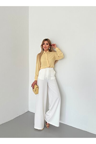 Vuntal BUTİK Double Bol Paçalı Palazzo Pantolon